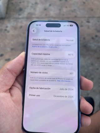 iPhone 16 azul  Con caja y cargador original