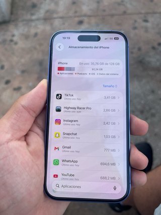 iPhone 16 azul  Con caja y cargador original