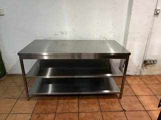 Mesa de trabajo acero inoxidable