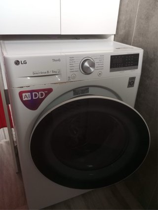 Lavadora LG 8kg AI DD y secadora