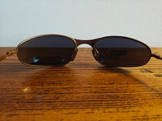 Oakley A-Wire Occhiali da Sole Marrone Oro