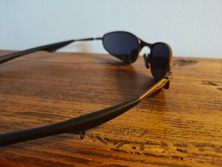 Oakley A-Wire Occhiali da Sole Marrone Oro