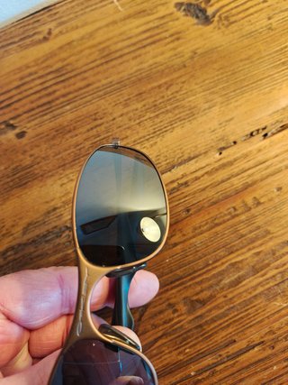 Oakley A-Wire Occhiali da Sole Marrone Oro