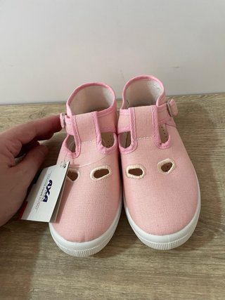 Scarpe bambina AXA pelle e cotone tg 30