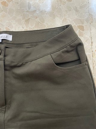 Pantalón Lemaille elástico verde militar