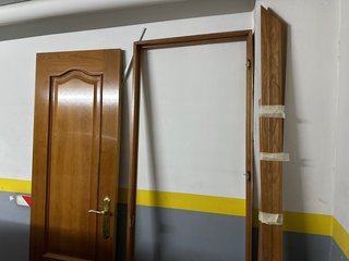 Puerta de madera maciza 203x62 Con cercos y marcos