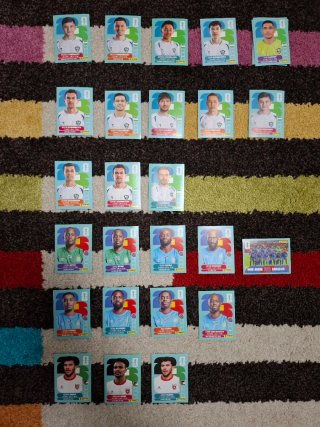 Cambio en mano Cromos Mundial 2026.