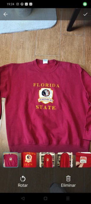 Sudadera Florida State Seminoles Vintage Roja