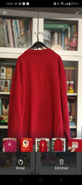 Sudadera Florida State Seminoles Vintage Roja