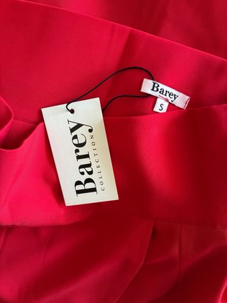 Falda larga Barey coral