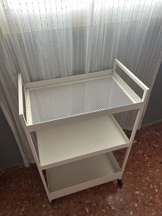 Carrito auxiliar 3 estantes Ikea con ruedas
