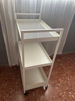 Carrito auxiliar 3 estantes Ikea con ruedas