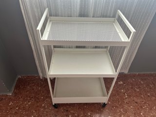 Carrito auxiliar 3 estantes Ikea con ruedas