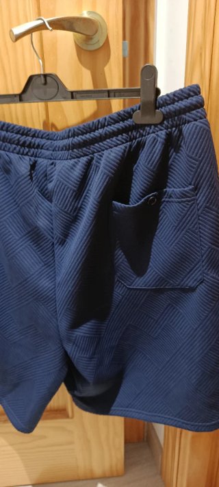 Pantalón corto hombre azul