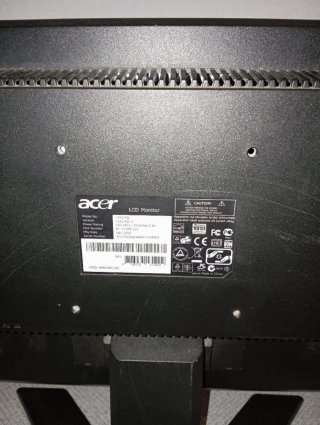 Monitor Acer X193HQL Negro
