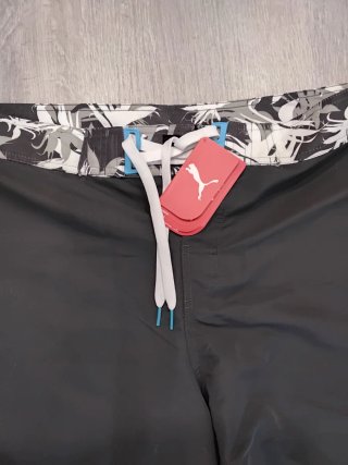 Bañador Puma Hombre Gris y Multicolor