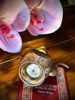 Ampolla Dallah Vintage Ottone Massiccio