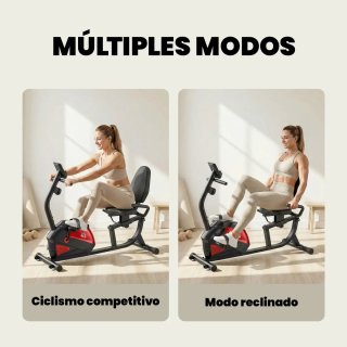 Bicicleta Estática con Respaldo