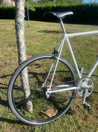 Bicicleta Peugeot Fixie Vintage Blanca