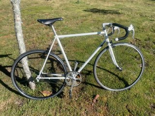 Bicicleta Peugeot Fixie Vintage Blanca