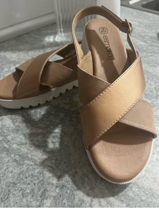 Sandalias Esmara Beige Doradas Verano