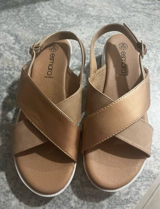 Sandalias Esmara Beige Doradas Verano