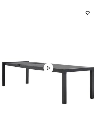 Mesa exterior hesthave jysk metal gris