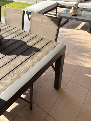 Mesa exterior hesthave jysk metal gris