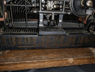 Máquina de escribir Underwood 1927