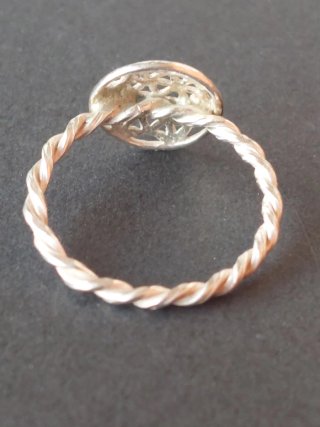 Anillo Plata 925 Flor de la Vida