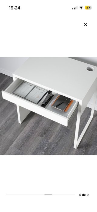 Escritorio Ikea MICKE Blanco