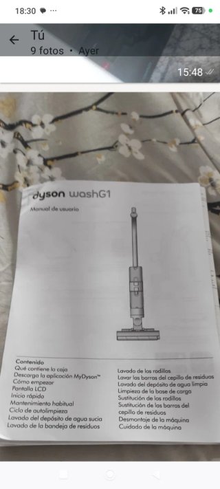 Dyson Wash G1 Aspiradora que friega y aspira