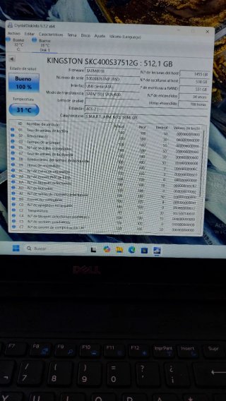 Disco SSD Kingston 512GB KC400 100% en Buen Estado