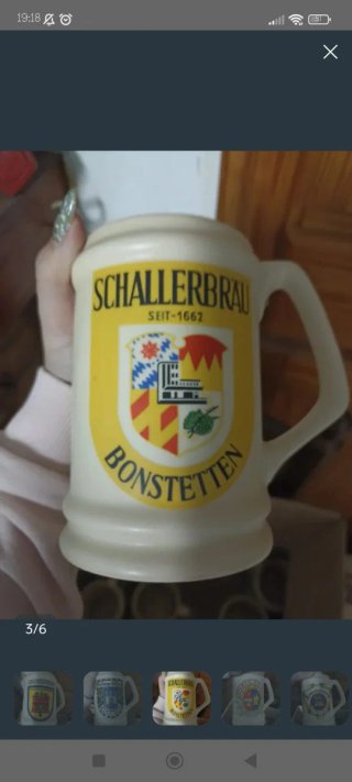 Jarra de cerveza Reichelbräu Kulmbach