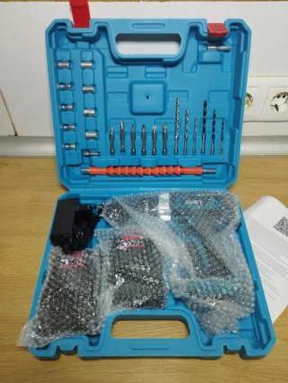 Taladro y Destornillador Inalámbrico Suby 21V