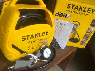Compresor aire Stanley 1.5 HP 8 Bar NUEVO!!