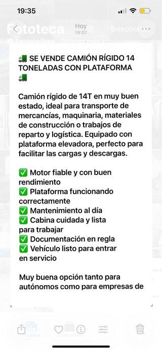 Camión Renault PRACTICAMENTE NUEVO