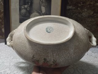 Sopera Porcelana Craquelada La Cartuja Pickman