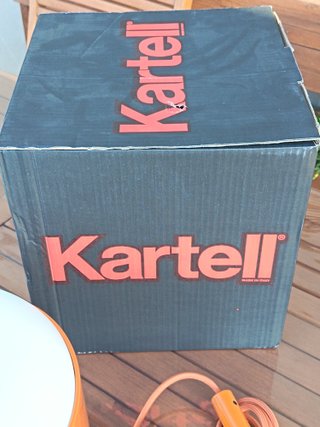 Lampada Kartell KD 28 Joe Colombo Arancione