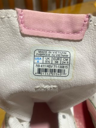 Zapatillas Reebok Blancas y Rosas