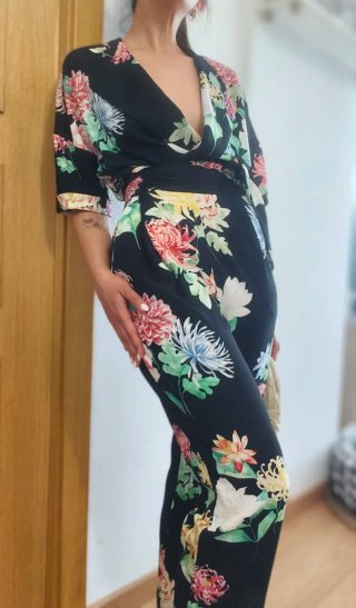 Mono Zara floral talla S