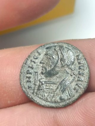 Moneda Romana Follis Licinio Bajo Imperio