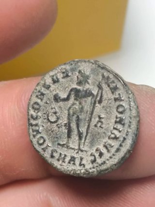 Moneda Romana Follis Licinio Bajo Imperio