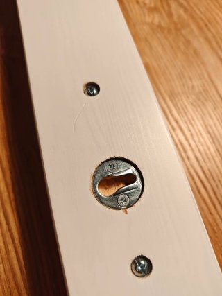 Colgador Ikea Lurt Madera Blanco