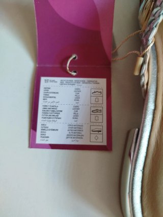Mules donna Gioseppo pelle intrecciata oro/argento