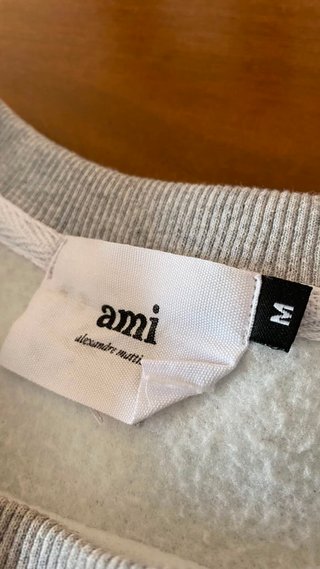 Sudadera Ami Paris Gris Talla M