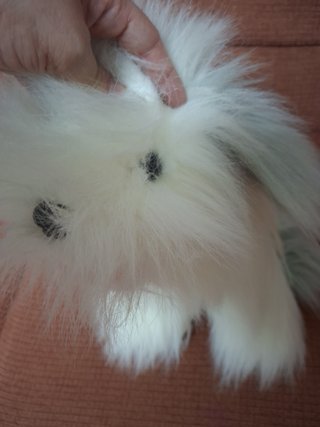 Peluche perro peludo