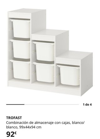 Mueble Escalera Almacenaje Blanco IKEA