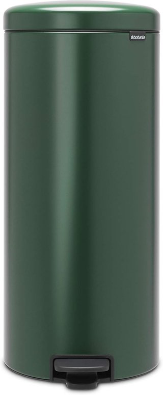 Brabantia cubo de basura pedal blanco