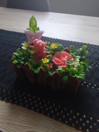Candele decorative fatte a mano
